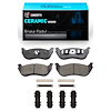 Ceramic Brake Pads & Hardware Kit, 2002-2005 Ford/Lincoln/Mercury/Mazda, Position: Rear - image 1