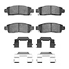 Ceramic Brake Pads & Hardware Kit, 2002-2019 GM, Position: Rear - image 1