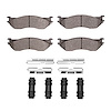 Ceramic Brake Pads & Hardware Kit, 2002-2006 Mopar, Position: Front - image 1