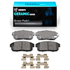 Ceramic Brake Pads & Hardware Kit, 2000-2006 Infiniti/Nissan, Position: Rear - image 1