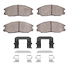 Ceramic Brake Pads & Hardware Kit, 2001-2005 Kia/Hyundai/Genesis, Position: Front - image 1