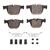Ceramic Brake Pads & Hardware Kit, 2002-2013 Fits Multiple Makes/Models, Position: Rear