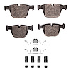Ceramic Brake Pads & Hardware Kit, 2007-2019 BMW, Position: Rear - image 1