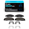 Ceramic Brake Pads & Hardware Kit, 2003-2008 GM, Position: Front - image 1