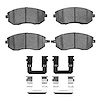 Ceramic Brake Pads & Hardware Kit, 2002-2012 Fits Multiple Makes/Models, Position: Front - image 1