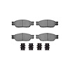 Ceramic Brake Pads & Hardware Kit, 2003-2005 Jaguar, Position: Front - image 1