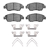 Ceramic Brake Pads & Hardware Kit, 2012-2015 Acura/Honda, Position: Front - image 1