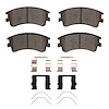 Ceramic Brake Pads & Hardware Kit, 2003-2005 Ford/Lincoln/Mercury/Mazda, Position: Front - image 1