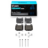 Ceramic Brake Pads & Hardware Kit, 2004-2006 Maserati, Position: Rear