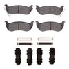 Ceramic Brake Pads & Hardware Kit, 2003-2010 Fits Multiple Makes/Models, Position: Rear - image 2
