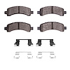 Ceramic Brake Pads & Hardware Kit, 2003-2020 GM, Position: Rear - image 1