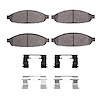 Ceramic Brake Pads & Hardware Kit, 2004-2008 Mopar, Position: Front - image 1
