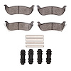 Ceramic Brake Pads & Hardware Kit, 2004-2008 Mopar, Position: Rear - image 1