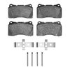 Ceramic Brake Pads & Hardware Kit, 2004-2021 Fits Multiple Makes/Models, Position: Front - image 2