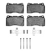 Ceramic Brake Pads & Hardware Kit, 2003-2015 Mitsubishi, Position: Front - image 1