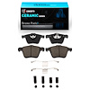 Ceramic Brake Pads & Hardware Kit, 2003-2009 Volvo, Position: Front - image 1