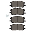 Ceramic Brake Pads, 2004-2009 Lexus/Toyota/Scion, Position: Front - image 1