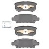 Ceramic Brake Pads, 2004-2017 Fits Multiple Makes/Models, Position: Rear - image 2