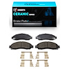Ceramic Brake Pads & Hardware Kit, 2004-2008 GM, Position: Front - image 1