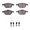 Ceramic Brake Pads & Hardware Kit, Fits Select Fits Multiple Makes/Models, Position: Front - image 1