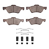 Ceramic Brake Pads & Hardware Kit, 2009-2012 Ford/Lincoln/Mercury/Mazda, Position: Front - image 1