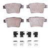 Ceramic Brake Pads & Hardware Kit, 2005-2009 Fits Multiple Makes/Models, Position: Rear - image 1