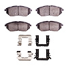 Ceramic Brake Pads & Hardware Kit, 2005-2021 Subaru, Position: Front - image 1