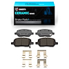 Ceramic Brake Pads & Hardware Kit, 2005-2015 GM, Position: Rear - image 1