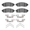 Ceramic Brake Pads & Hardware Kit, Fits Select Fits Multiple Makes/Models, Position: Front - image 2