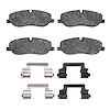 Ceramic Brake Pads & Hardware Kit, 2005-2009 Land Rover, Position: Front - image 1