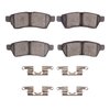 Ceramic Brake Pads & Hardware Kit, Fits Select Fits Multiple Makes/Models, Position: Rear - image 2