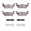Ceramic Brake Pads & Hardware Kit, 2006-2010 GM, Position: Rear - image 1