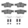 Ceramic Brake Pads & Hardware Kit, 2005-2018 Mercedes-Benz, Position: Rear - image 1