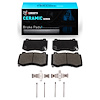 Ceramic Brake Pads & Hardware Kit, Fits Select Mopar, Position: Front - image 1
