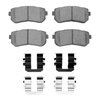 Ceramic Brake Pads & Hardware Kit, 2006-2019 Fits Multiple Makes/Models, Position: Rear - image 2