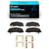 Ceramic Brake Pads & Hardware Kit, 2006-2016 GM, Position: Front - image 1