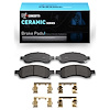 Ceramic Brake Pads & Hardware Kit, 2006-2012 GM, Position: Front - image 1