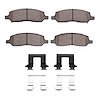 Ceramic Brake Pads & Hardware Kit, 2006-2011 GM, Position: Rear - image 1