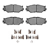 Ceramic Brake Pads & Hardware Kit, 2006-2015 Lexus/Toyota/Scion, Position: Front - image 1