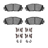 Ceramic Brake Pads & Hardware Kit, 2006-2019 Lexus/Toyota/Scion, Position: Front - image 1