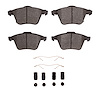Ceramic Brake Pads & Hardware Kit, 2006-2007 Ford/Lincoln/Mercury/Mazda, Position: Front - image 1