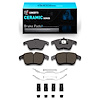 Ceramic Brake Pads & Hardware Kit, 2006-2018 Fits Multiple Makes/Models, Position: Front - image 1