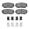 Ceramic Brake Pads & Hardware Kit, Fits Select Ford/Lincoln/Mercury/Mazda, Position: Front - image 1
