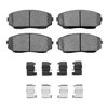 Ceramic Brake Pads & Hardware Kit, Fits Select Ford/Lincoln/Mercury/Mazda, Position: Front - image 2