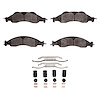 Ceramic Brake Pads & Hardware Kit, 2007-2009 Ford/Lincoln/Mercury/Mazda, Position: Front - image 1