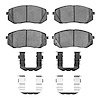 Ceramic Brake Pads & Hardware Kit, 2007-2010 Kia/Hyundai/Genesis, Position: Front - image 1