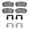 Ceramic Brake Pads & Hardware Kit, 2011-2012 Kia/Hyundai/Genesis, Position: Front - image 1