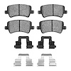 Ceramic Brake Pads & Hardware Kit, 2007-2018 Fits Multiple Makes/Models, Position: Rear - image 1