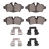 Ceramic Brake Pads & Hardware Kit, 2007-2015 Mini, Position: Rear - image 1