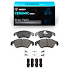 Ceramic Brake Pads & Hardware Kit, 2009-2017 Audi/Porsche/Volkswagen, Position: Front - image 1